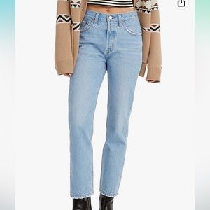 Levi 501 crop jeans